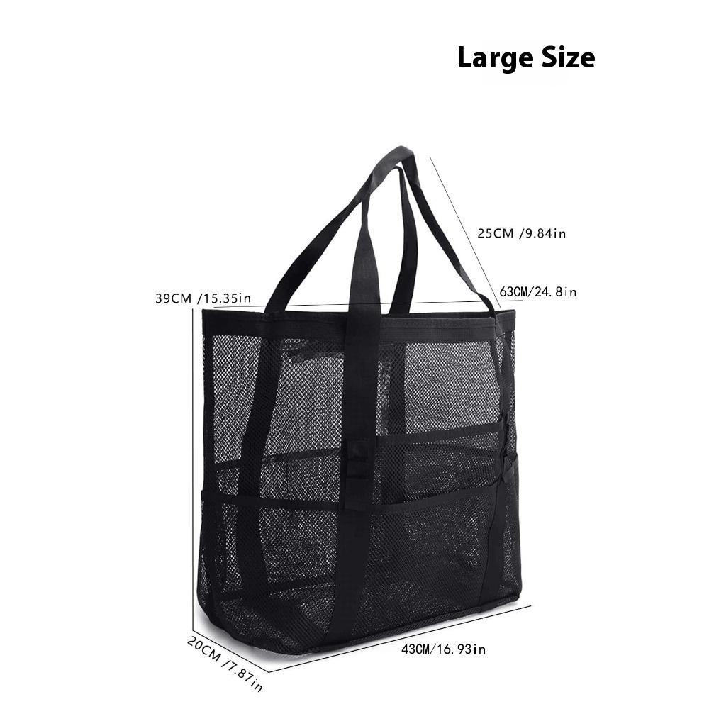 Пляжная сумка большой вместимости, сетка для игрушек, сумка для плавания, многофункциональная дорожная наплечная пляжная сумка, сумка для хранения купальника