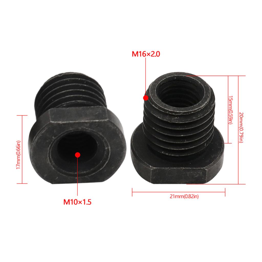 M10toM14/M10toM16 Slotting Grooving Machine Conversion Head Flange Nut Simple Operation Used for Angle Grinder Adapter