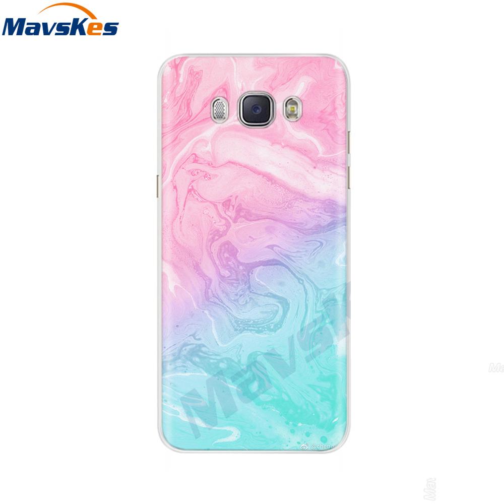 Чехол для Samsung J7 2016 с принтом цветов, мягкая силиконовая задняя крышка, чехол для телефона из ТПУ для Samsung J7 2016, для Samsung Galaxy J7 2016