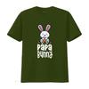 Papa Bunny T Shirt Cute Easter Design for Daddy Mommy Rabbit Lovers Perfect Themed Parties vintage Washed Versatile