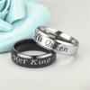 Европейские и американские парные кольца из нержавеющей стали King & Queen
