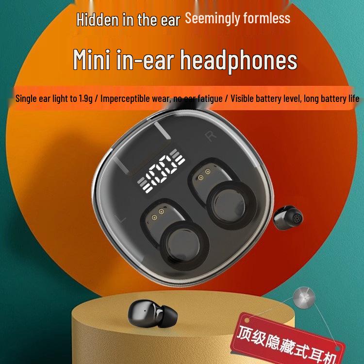 2026 Ultra-Small Wireless Bluetooth Earbuds: Noise Cancelling, Sleep-Friendly, High-End In-Ear Sports Design, Long Battery Life