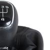 Skoda Octavia II 07-14 gear shift knob BLACK ABS + gaiter with frame 5 SPEEDS