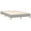 Maison Exclusive - Sommier à lattes de lit et matelas gris clair 120x190 cm tissu