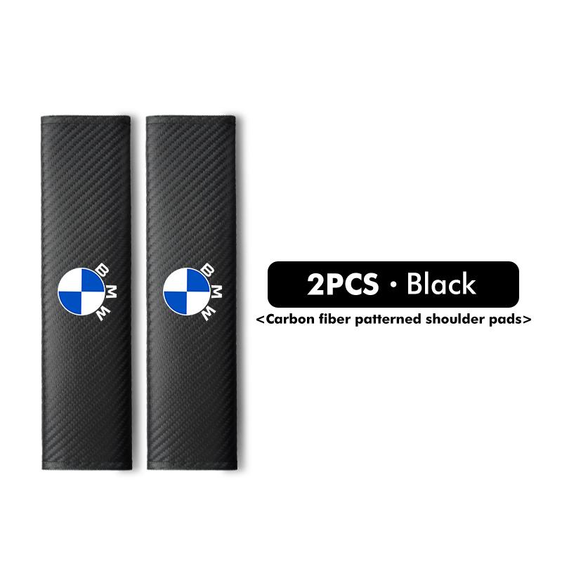 2pcs Car Seat Belt Shoulder Protection Pad Accessories For BMW Performance X1 M3 M6 F01 F02 E34 E36 E60 F10 F20 X6 SLZPW1