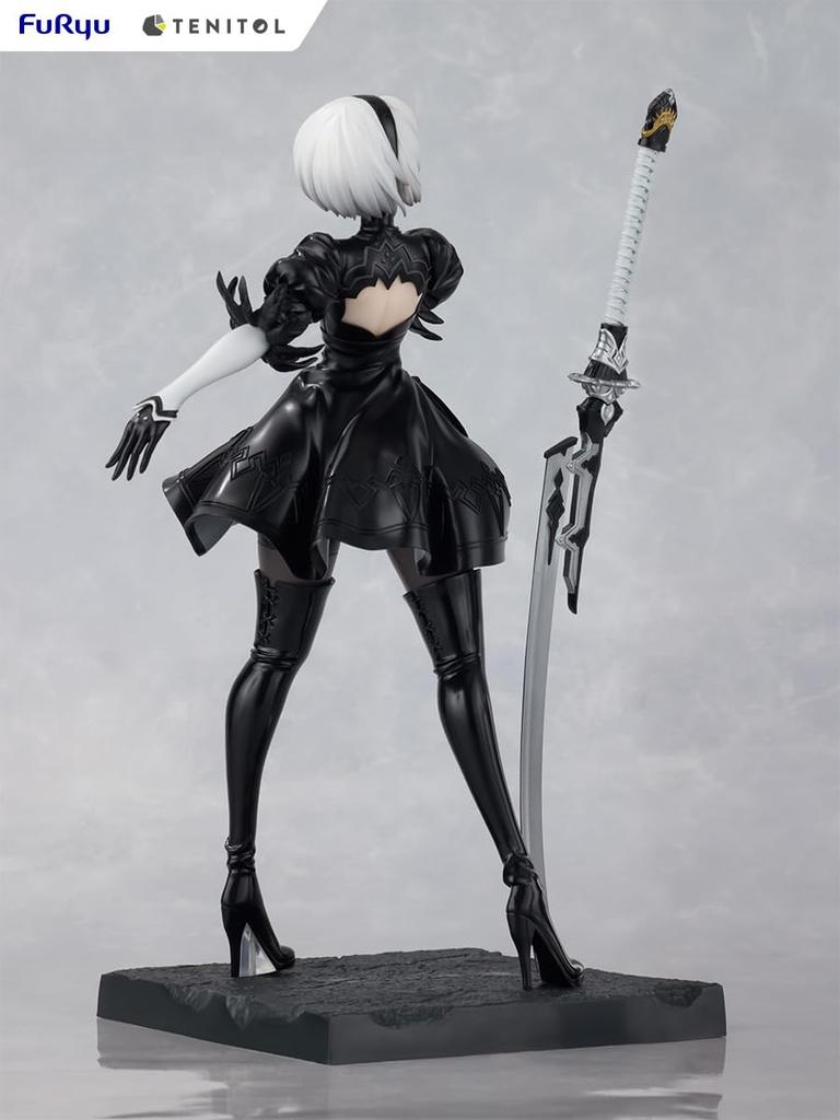 Furyu Anime TENITOL 2B 2 Type Height 220mm Painted Complete Figure "NieRAutomata Ver1.1a" (Yorha No. B) Approx. Non-scale ATBC-PVC AMU-TNL0101
