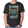 Unisex Crew Neck T-Shirt Daruma Experiment Graphic Short Sleeve Casual Tee