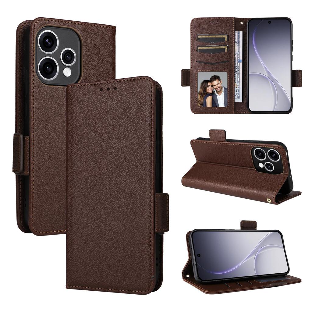 Flip Cases compatible for OPPO Reno 15 5G PU Leather Phone Case Full-Body Protection with [RFID Blocking]
