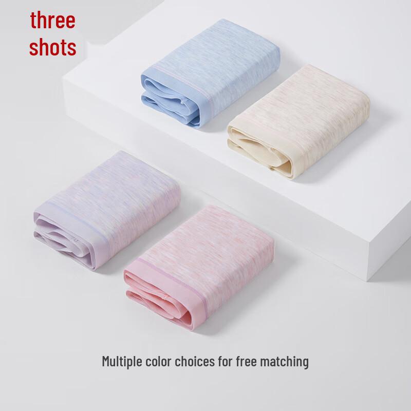 Sanqiang Women's Modal Mid-Waist Breathable Briefs (3-Pack)