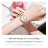 JINSHIDUN Brand Watch Heart Steel Automatic Mechanical Single Calendar Luminous Waterproof Women's Watch Women's Watch