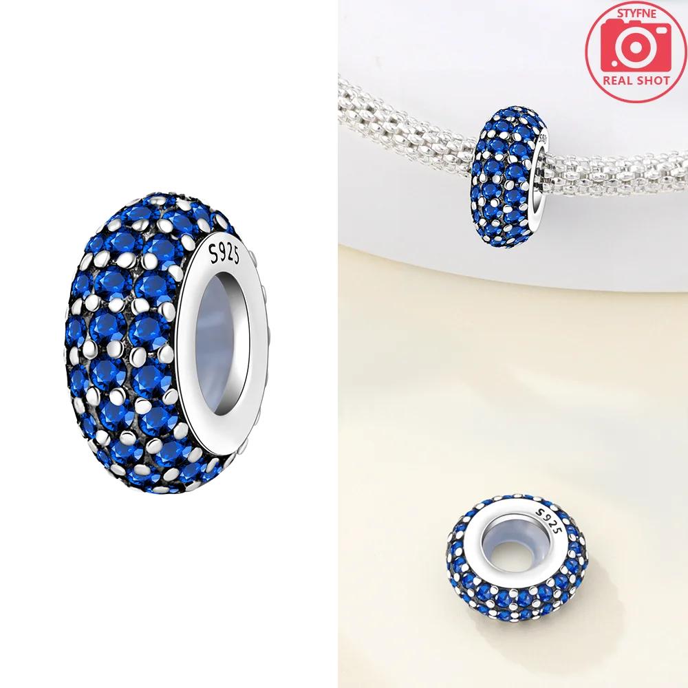 Pink Zircon Love copper Bead Charms Charm Bead Charms Compatible With Bracelets Women Jewellery Diy Anniversary Gift Delicate Accessories Bag Charm