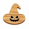 1pair Natural Color Pumpkin Cutting Board Pumpkin Shaped Halloween Charcuterie Board  Cheese Lovers