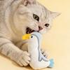 Cat Plush Toy Stuffed Animal Cute Mouse Chick Catnip Toy Penguin Shape Soft Chew Toy
