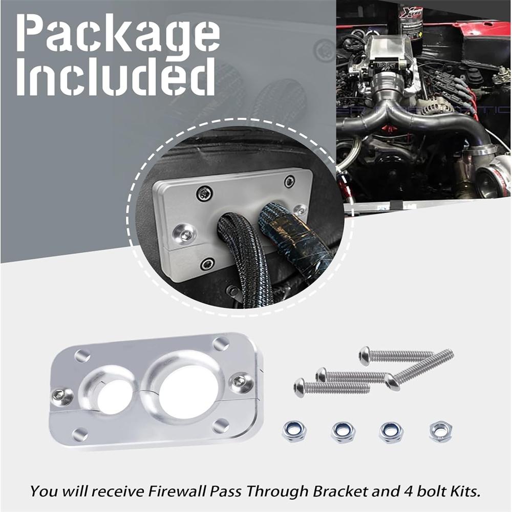 01232023 Кронштейн для проходки через брандмауэр для Holley Terminator X Max Eliminates