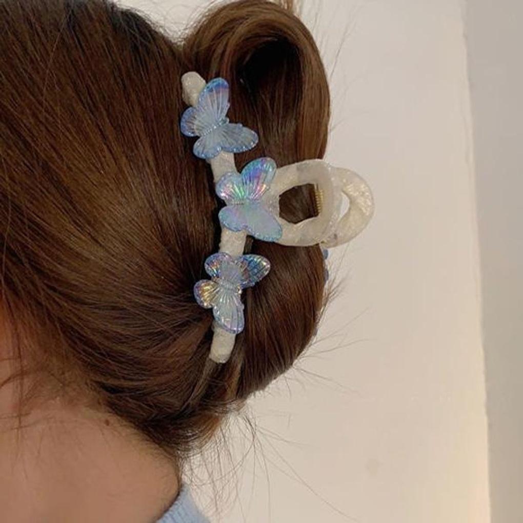 Женские повседневные заколки для волос-папильон, набор из 2 штук