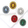 High-Grade Alloy Rhinestone Small Sunflower Brooch Exquisite Creative Women'S Clothing Corsage Jewelry Pin