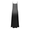 Women's Summer Casual Fashion V-Neck Gradient Printed Big Swing Long Sleeveless Dress Casual Dresses