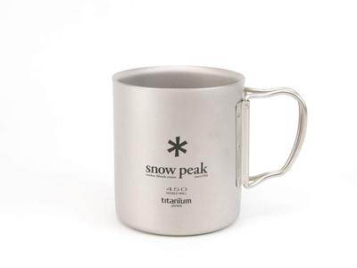 Snow Peak Двойная титановая кружка 450 мл MG053