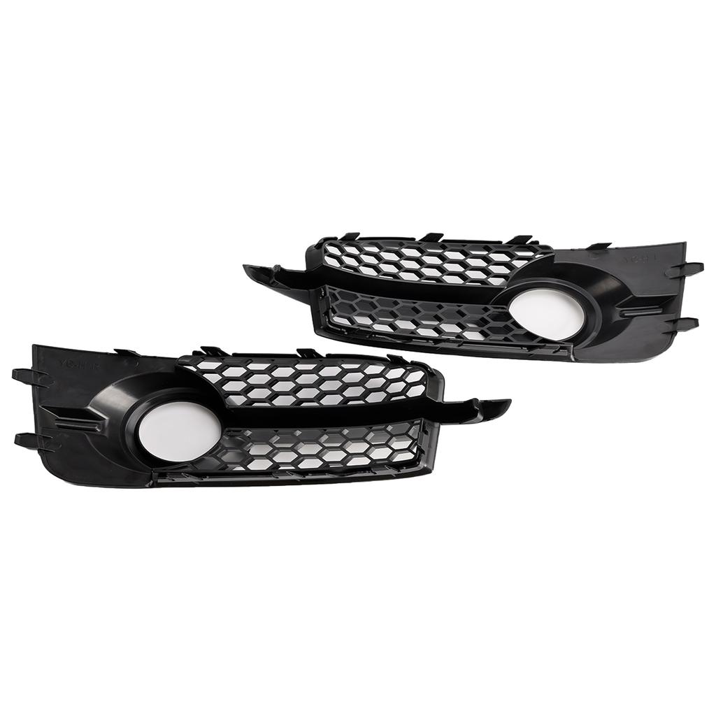 2PCS Front Bumper Fog Light Cover Grille Grill 8X0807682B 8X0807681B Fit A1 S-Line 2011-2014