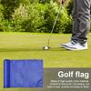 Golf Flag Nylon Golf Target Flag with Tube Mini Pin Flags Inserted Waterproof Putting Golf Flagstick for Indoor Outdoor Backyard Garden Yard