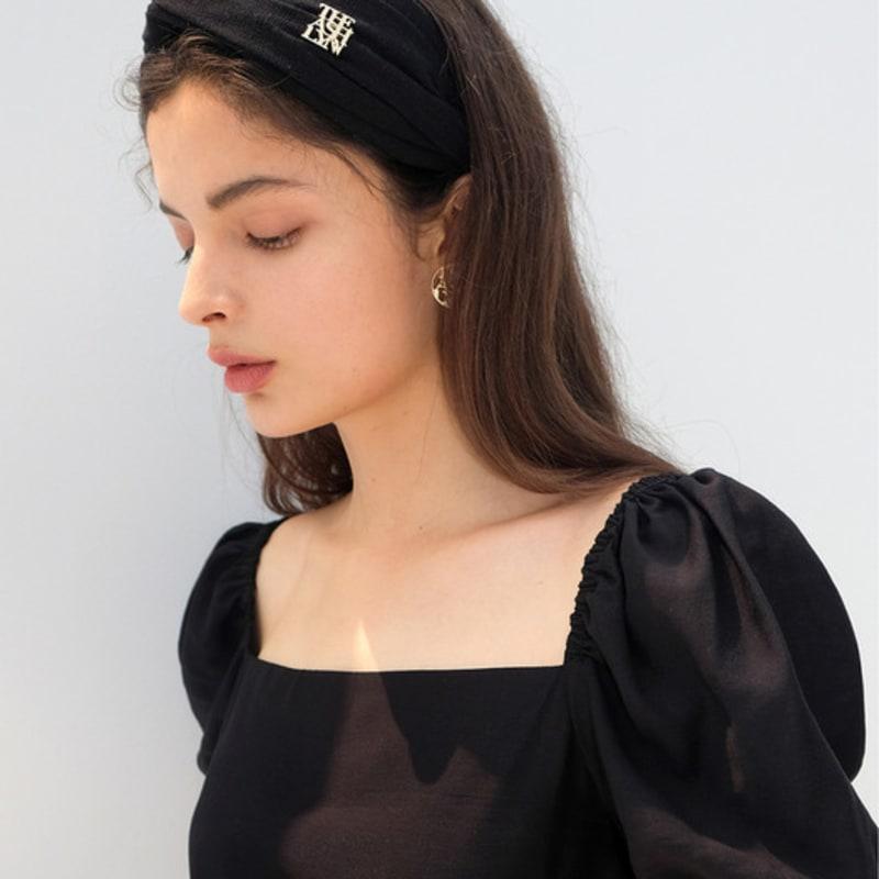 КЛАССИЧЕСКАЯ ПОВЯЗКА НА ГОЛОВУ С ЛОГОТИПОМ ASHLYNN