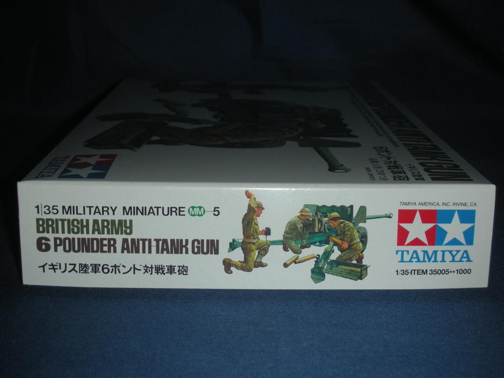 Tamiya Британская армия пушка [1/35] 6-фунтовая противотанковая