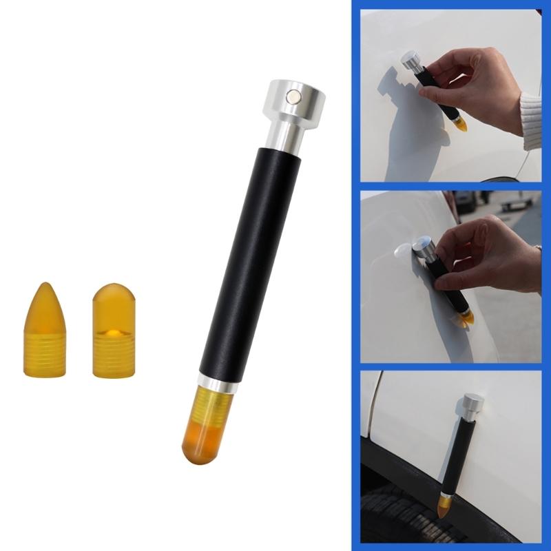 DIY комплект для ремонта вмятин без покраски, металлическая ручка с 2 насадками, инструменты для удаления вмятин для ремонта автомобиля