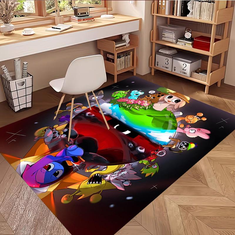 Sprunki Game Print Rug, Washable Floor Carpet, For Entryway Dorm Laundry Room Office Study, Home Decor Birthday Christmas Gift