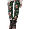 Women's Christmas Print Slim Fit Elastic Yoga Casual Pants