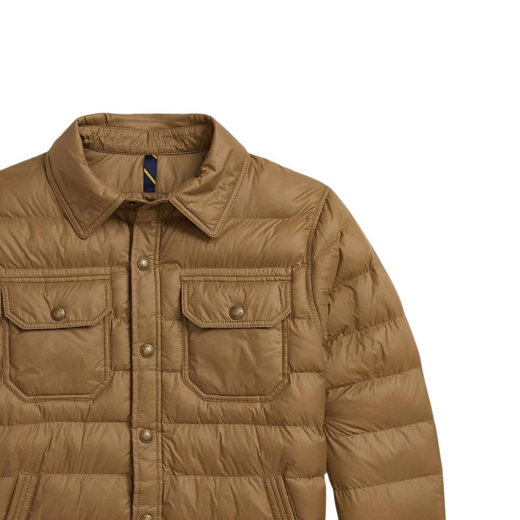 Polo Ralph Lauren Стеганая рубашка на пуговицах с длинным рукавом Детская одежда 323973765-001