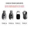 Кожаный чехол для ключа автомобиля для Mercedes Benz A C E S G R Class GLS GLA GLK GLC CLS CLA AMG W204 W205 W212 W463 W176 Замшевые аксессуары