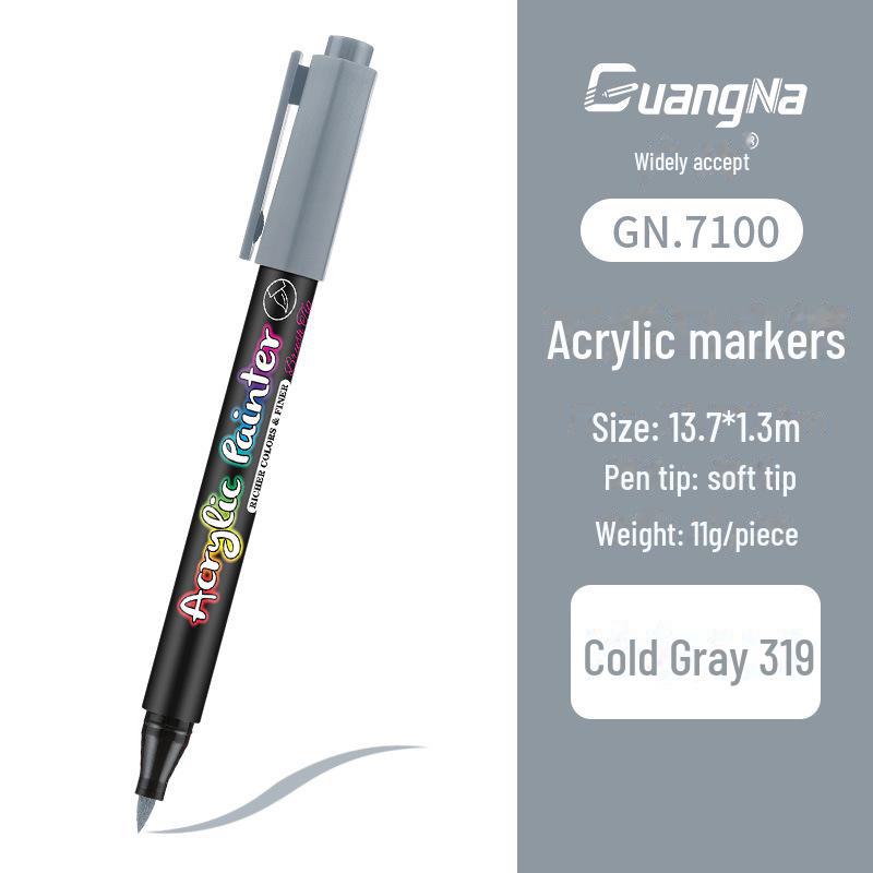 Acrylic Water-Based Paint Marker Pen for DIY, Graffiti, Body Painting - Soft Head Hand Account Painting Pen