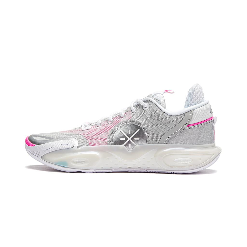Li-Ning Wade All City 12 Birthday Men Sneakers Silver Pink ABAU023-10