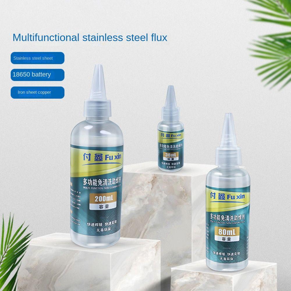 30 мл 80 мл Чистый флюс для пайки Флюс для пайки жидким металлом Помощь в пайке