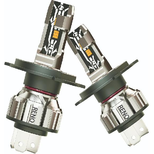 RENO H11 Bulb, H11 Fog Lights 6500K White Fanless In Line H9 H8 Fog Bulbs Plug And Play, Pack Of 2