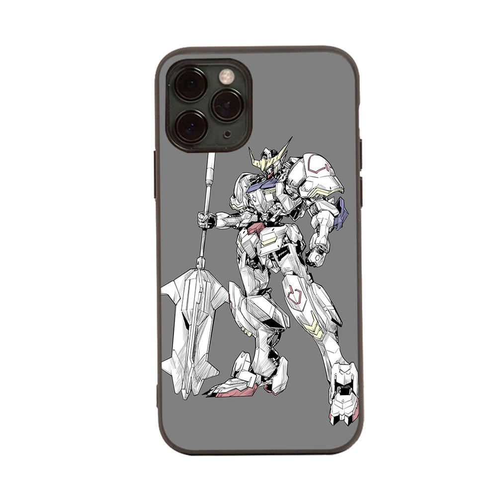 WD38 Gundam Black Sofe Case for Samsung Note 20 Lite S24 Ultra S23 A03 A05 A06 A11 A71 A15 A16 A13 A24 A25 A33 A52 A53 A50 M55 M35 Plus