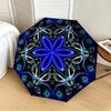 1pc Mandala Pattern Automatic Open/Close Umbrella, Halloween &  Gifts - Ideal for Daily, Formal, Party Use, Durable Canopy yy251011010