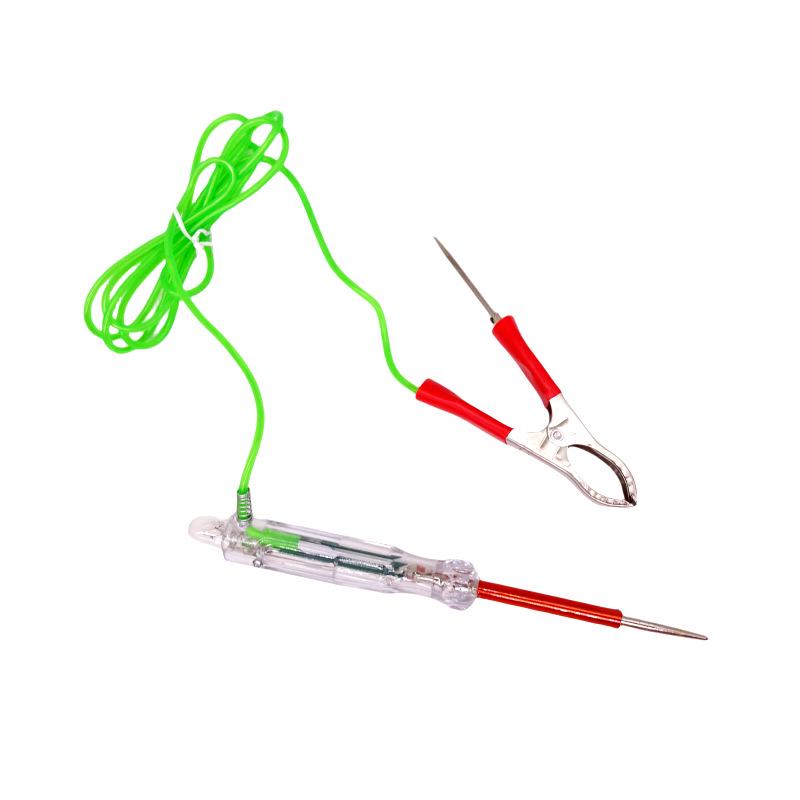 Powerful Dual-Color LED Electric Circuit Test Pen 12V/24V: Multifunctional Tool for Light and Circuit Detection.