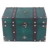 Treasure Chest Storage Box Antique Exquisite Wooden Jewelry Box for Movie Props Window Display