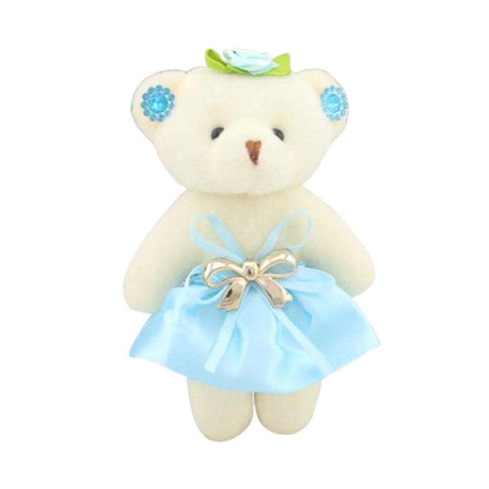 10pcs/set Plush Doll Mini Bear Flower Bouquet Plush Animal Bear Plush Toys Valentine's Day