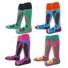Hazako Snow Long Socks for Men and Thick and Warm for and Outdoor and Pack of 4 Socks, Women, Snowboarding, Skiing, Hiking, Activities, Unisex,