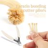 Hair Extension Pliers with Silicone Handle Anti-slip Keratin Bond Cutters for Pre-bonded Extensions K-Tip Extensions Electrical Wire Cable Cutters