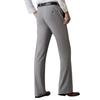 Men Bell Bottom Flare Pants Slim Fit Breathable Stretch Formal Dress Trousers Vintage