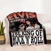 Elvis Presley: Rock 'n' Roll King Blanket Ultra-Soft Perfect for Bed Picnics Sofa Four Seasons Multipurpose Warmthful Decor