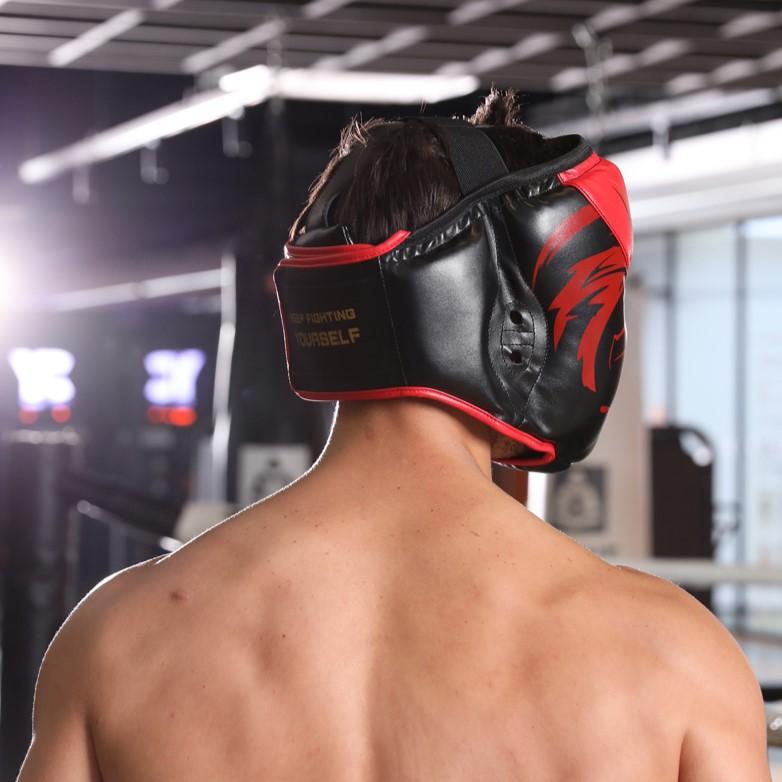 Головной убор, шлем для кикбоксинга, мужской и женский шлем из искусственной кожи, каратэ, муай тай, бокс, свободный бой, тренировочное оборудование для ММА