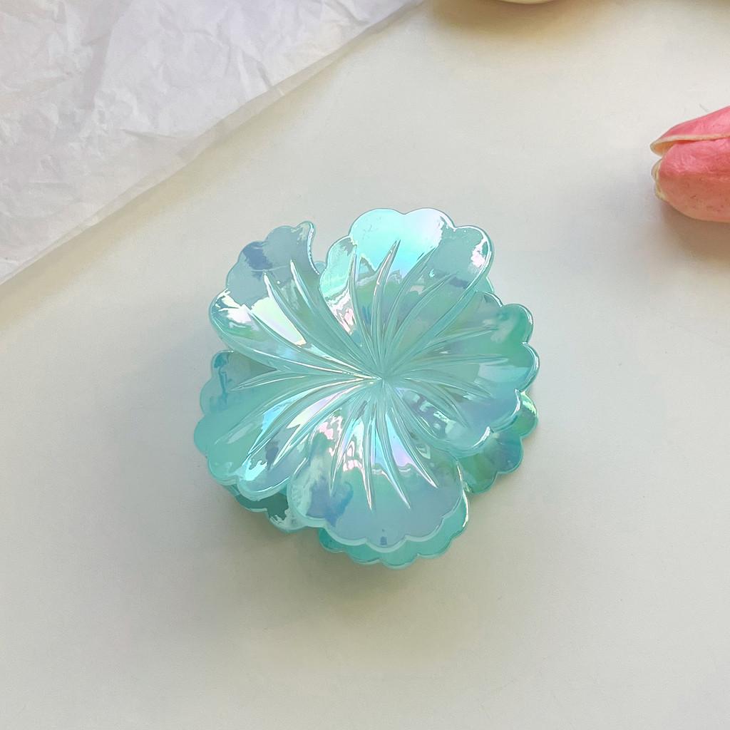 New Colorful Flower Hair Clip Women's European and American Fashion Shark Clip Hair Accessories