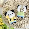 Panda Sunflower Plush Toys Bag Hanging Accessories Keychain Pendant Souvenir