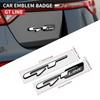 AAAGP1 3D Chrome GT Line Emblem Badge - For Kia Ceed Picanto K5 Stonic Optima Sportage GT Line Badge Decal Accessories
