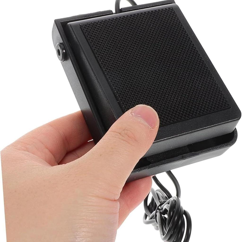 Sustain Pedal with 3.5mm Plug Compact Musical Instrument Accessory Grip-Friendly