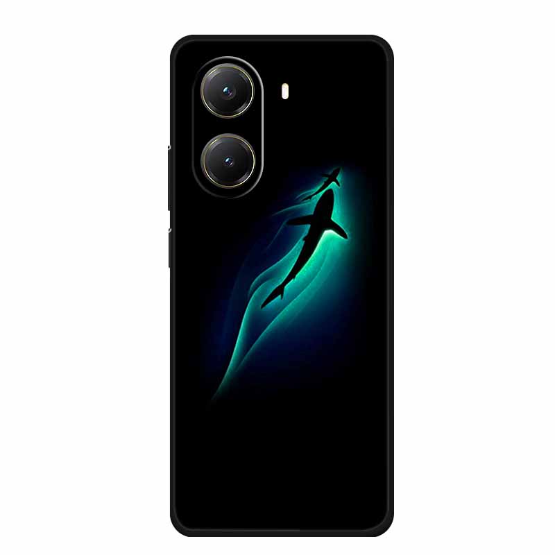 Чехол для Poco X7 Pro X 7 Pro Черный силиконовый мягкий чехол для телефона Для Xiaomi Redmi Turbo 4 Pro Задняя крышка Чехол Turbo4 Pro Funda